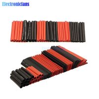 ☑ↂ 127Pcs Red Black Heat Shrink Tubing Polyolefin 2:1 Electrical Wrap Wire Cable Sleeves Insulation Shrinkable Tube Assortment Kit