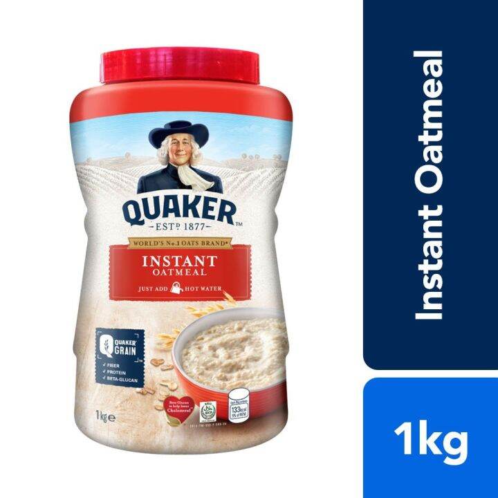 Quaker Instant Oatmeal 1kg (Jar) Lazada PH