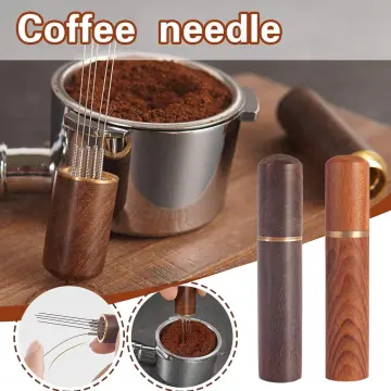 Coffee Needles Stainless Steel Coffee Pull Flower Needle Carved