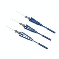 Capsulorhexis Forceps Removable Head Ophthalmic Gripping Forceps Serrated Forceps 23G/25G  Titanium Eye Surgical Instrument