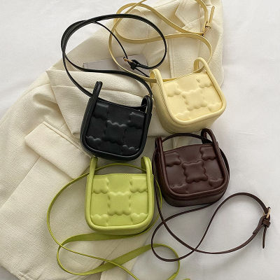 Pure Colored Fresh Mini Bag For Women 2023 Summer New Fashion Lipstick Pack Girl Versatile Shoulder Bag