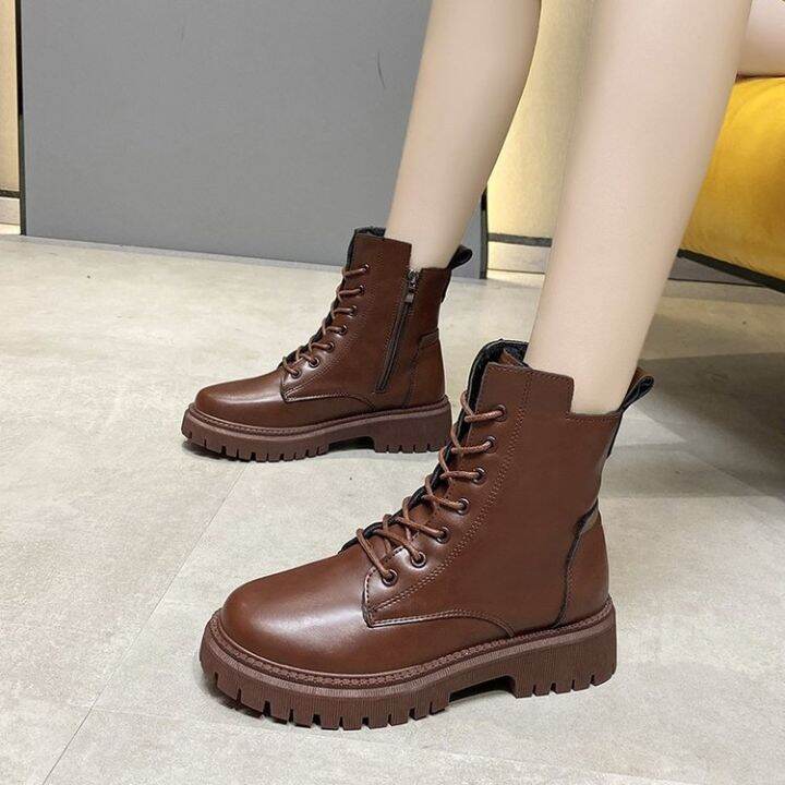 in-the-winter-of-2021-the-new-side-zipper-short-tube-short-boots-boots-martin-boots-female-british-wind-plus-hair-female-boots-shoes