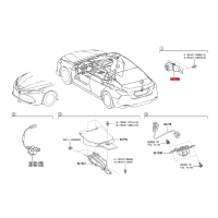 86790-06100 Car Front View Camera Grille Mounted Park Assist Camera for 2017-2019 Surround Camera Assembly