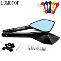 Universal Motorcycle Rearview Mirror Moto side Mirrors CNC black For YAMAHA FZ07 MT07 YZF R1 R3 R6 R25 FZ1 FZ6 FZ6R FZ400