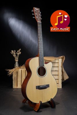 กีตาร์โปร่ง Gusta SGA-SP Acoustic Guitar