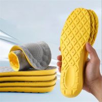 2Pcs Latex Memory Foam Insoles for Mens Soft Foot Support Shoe Pads Breathable Orthopedic Sport Insole Feet Care Insert Cushion