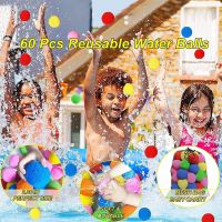 60 Pieces Bag Polypropylene Fiber Kids Water Ball Portable Summer Swimming Pool Party Beach Seaside Gaming Balloon Toy Balloons