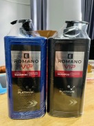 Dầu tắm gội 2 trong 1 dành cho nam Romano VIP ,,chai 1200ml