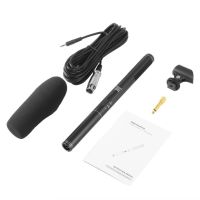 Professional High Sensitivity Vioce Recording Broadcast Stereo Condenser Interview Uni-Ultra-Directional Microphone for Phone