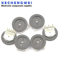 【jw】☃ 10pcs Taper Volume Duplex potentiometer B102 B103 B203 B503 B104 1K 5K 10K 20K 50K 100K 3Pin 5Pin 16x2mm