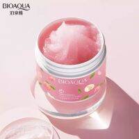 ▶️Bi0AQUAสครับขัดผิวหน้า สูตรพีชชมพู ผิวหน้าสะอาดใส เนียนนุ่ม Peach Exfoliation Scrub 80g-2646 [ ลดล้างสต๊อก ]