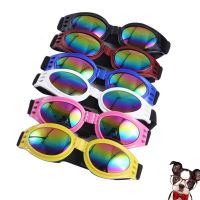 ZZOOI 5 Colors Foldable Pet Dog Glasses Medium Large Dog pet Glasses Pet Eyewear Waterproof Dog  Goggles Ultraviolet-proof Sunglasses