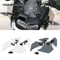 รถจักรยานยนต์กระจกลมด้านข้าง D Eflector Handshield ด้านหน้าลม D Eflector สำหรับ BMW F750GS F850GS F 850 GS 750 2018-Up 2019 2020