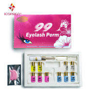 99 Lashes Perming Kit อีกต่อไป Curling Eyelash Lift Perm Solution Cleanser Fixation Collagen Glue Growth Full Set