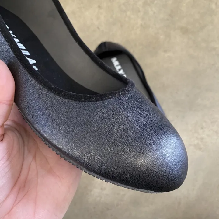 รองเท้า-แฟชั่น-วัดไซส์ก่อนสั่ง-size-36-44-รองเท้าคัทชูสีดำไม่มีส้น-ถูกสุดๆพร้อมส่ง