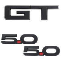 3 Pack Badge Emblems Replacement GT Emblem Plus 5.0 Emblems Compatible for Ford Mustang Decals 2015-