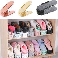 【YF】 5Pcs Double Shelf Space Savers White Shoe Rack Cabinets Storage Organizer Plastic Adjustable Shoes Warderobe Bedroom