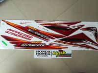 สติ๊กเกอร์ HONDA WAVE 125 i สีแดง ปี 2006 รุ่น 4 เวฟไฟเลี้ยวบังลม สีสวยคุณภาพดี ราคาถูก