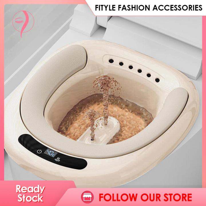Fityle Electric Sitz Bath for Toilet Seat Steam Baths for Feminine