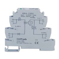 【♘COD Free Cas♘】 wuji39292 Mra-23d2 2a อินพุต: รีเลย์3V 5V 12V 24V Dc Ac Ssr โซลิดสเตทรีเลย์ Din บอร์ดคอนโทรลระบบอัตโนมัติอัจฉริยะกล่องโมดูลรีเลย์สวิตช์ Mini