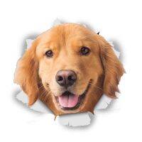 32706 # HAPPY GOLDEN RETRIEVER 13 Cm/17 Cm Self-adhesive Decal Car Sticker Waterproof Auto Decors on Bumper Rear Window Laptop Bumper Stickers Decals