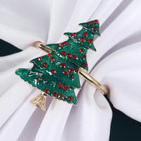 Christmas Table Decoration Christmas Party Napkin Rings Christmas Tree Napkin Ring Napkin Rings For Christmas Napkin Holders For Christmas