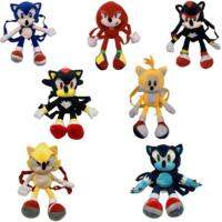 45cm New Super SonicThe Hedgehog Plush Backpack Creative Cartoon Knuckles Miles Prower Shadow High-value Childrens Backpack