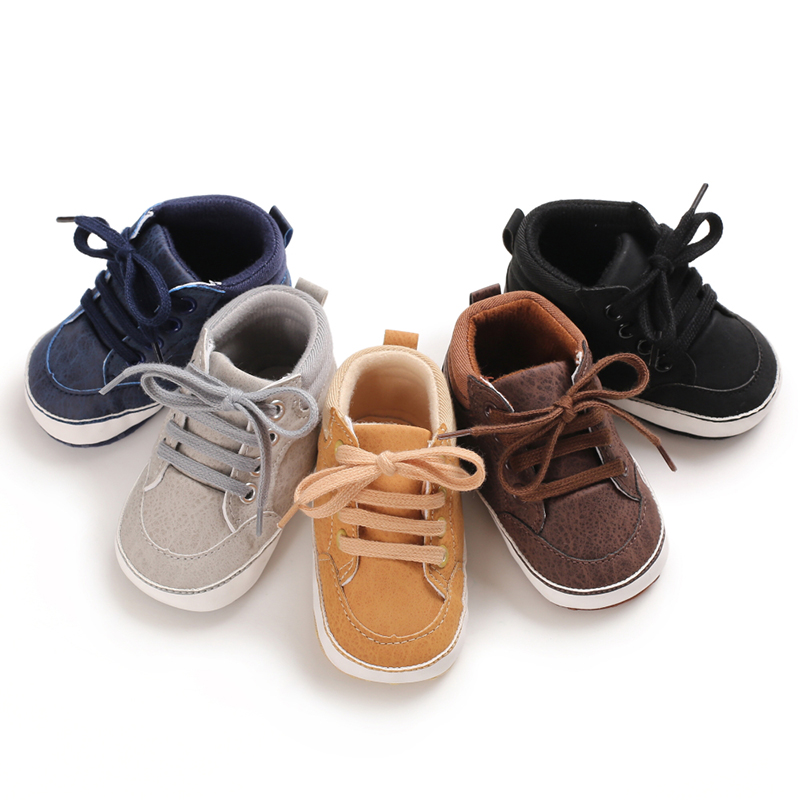 Newborn Baby Boy Crib Shoes Child Casual Shoes First Step Shoes Infant Sneakers 