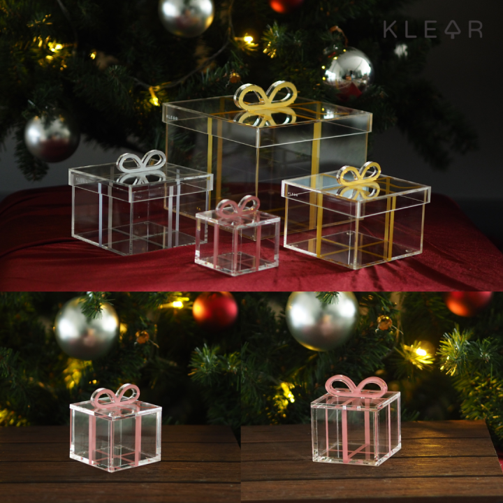 klearobject-gift-box-mini-กล่องใส่ของขวัญ-กล่องใส่เครื่องประดับ-กล่องใส่ของชำร่วย-กล่องอะคริลิคมีโบว์-กล่องโบว์-กล่องใส-กล่องอะคริลิค-อะคริลิค