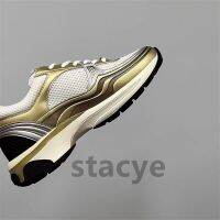 Luxury Sports 2023 Shoes For Women New Sneakers Spring Autumn Leather Mesh Lace Up Flat Leisure Breathable Free Shipping