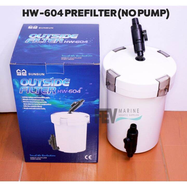 COD Subfilter Prefilter Outside Canister Filter No Water Pump HW-604 By ...