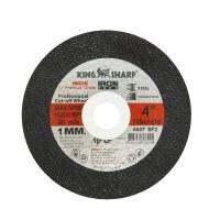 King Sharp ใบตัดสแตนเลส ตัดเหล็ก ขนาด 4"นิ้ว  105x1x16mm. ใบตัดที่ได้รับมาตฐาน มอก. ระดับมืออาชีพเลือกใช้  (1ใบ)