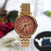 Fossil ES3900 (36mm) Jacqueline Red Crystal Pave Dial Ladies Watch