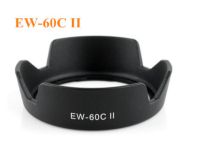 ◘ 10pcs/Lot Reversable EW-60C II 58mm ew60c Lens Hood for Canon EOS 700D 100D 650D 600D EF-S 18-55mm F/3.5-5.6 IS USM