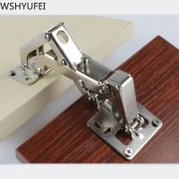 1 pcs Universal Stainless Steel Hinge Not Drilling Hole Cabinet Hinge large angle wardrobe Door Hinges Furniture hinges Hardware