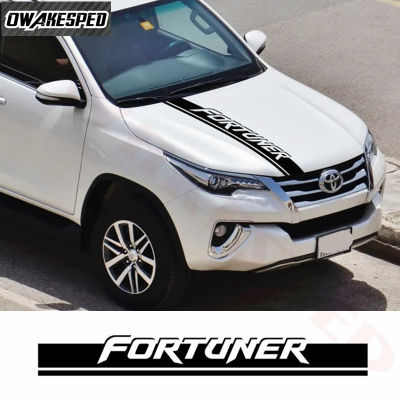 Racing Sport Decal For-Toyota Fortuner Car Styling Hood Bonnet Stripes Decor Stickers Auto Cover Engine Sticker DIY Vinyl Decals