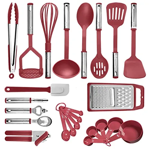 Kitchen Utensils Set - 24 PCS Nylon Cooking Utensils Set, Kitchen