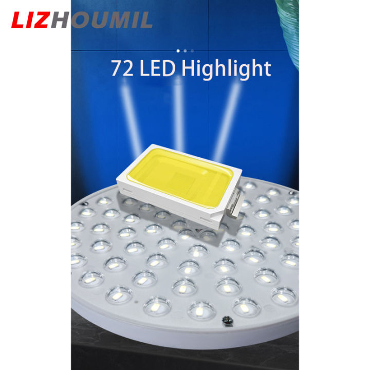 lizhoumil-โคมไฟตั้งแคมป์พลังงานแสงอาทิตย์72-w-แบบพกพา300w-พร้อมไฟฉุกเฉินรีโมทคอนโทรลชาร์จใหม่ได้ไฟ-led-สำหรับตั้งแคมป์กลางแจ้ง