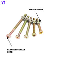 สกรูและสลักเกลียวทองแดง VT สลักเกลียวซ็อกเก็ตไดรฟ์ Hex ชุดแบ่งประเภทถั่วชุดแบ่งประเภทถั่วสำหรับสกรูอัลลอยทองแดง FurnitureVT และสลักเกลียวไดรฟ์ Hex ซ็อกเก็ตหมวกสายฟ้าชุดแบ่งประเภทถั่วชุดแบ่งประเภทถั่วสำหรับ VT-MY เฟอร์นิเจอร์