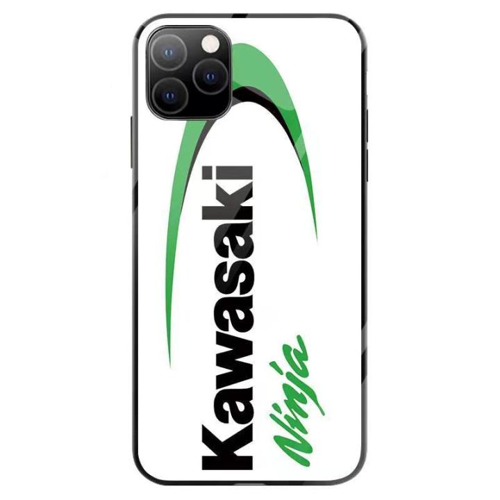 เคสสำหรับไอโฟนโทรศัพท์กันกระแทก-kawasaki-14-pro-plus-pro-max-13-12-11กระจกป้องกัน