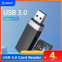 ORICO Card Reader USB 3.0 Flash Smart Memory Card 2 Slots for TF SD Micro SD Card Adapter Laptop Accessories PC Macbook Linux