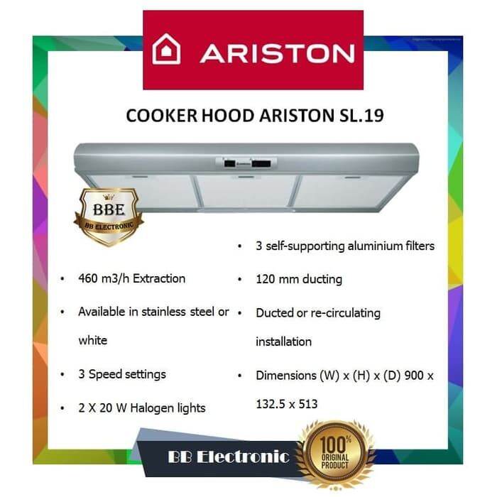 COOKER HOOD ARISTON SL.19 Lazada Indonesia