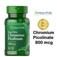 Puritans Pride Yeast Free Chromium Picolinate 500 mcg / 100Tablets