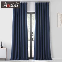 Magee8 Blackout Curtains for Room Bedroom Hall Window Short Curtain Door Thermal Cover Drapes