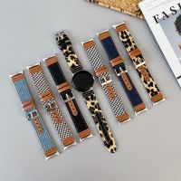 ✎♈﹊ Fashion Canvase Denim Leather for Google Pixel Watch Buckle Watch Band for Smartwatch Gooogle Pixel Watch Bracelet Accessories