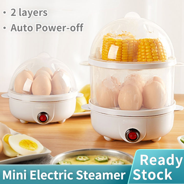 350W Multifunctional Electric Egg Boiler Mini Steamer Poacher