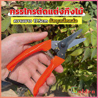 Golden กรรไกรแต่งกิ่งไม้ เหล็กคาร์บอน สำหรับใช้ในสวน ด้ามกระชับมือ garden shears