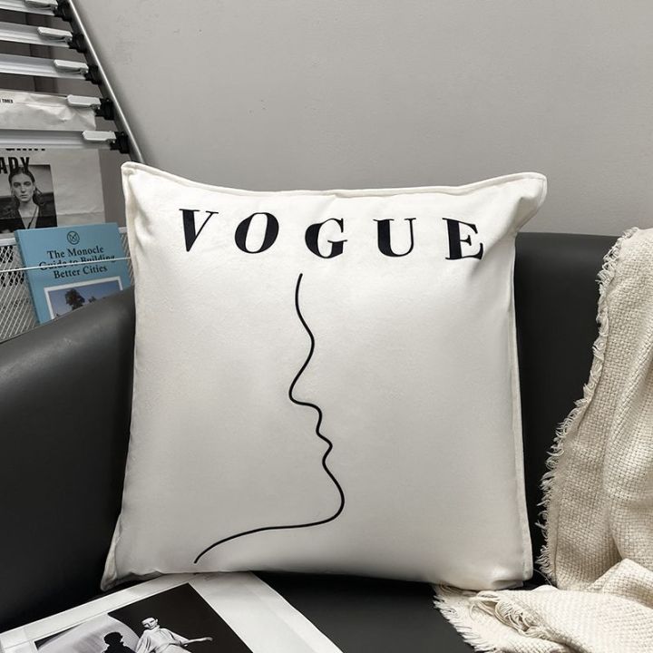 sales-pillow-ins-style-fashion-simple-home-sofa-bed-pillowcase-pillow-line-drawing-black-and-white-pattern-decorative