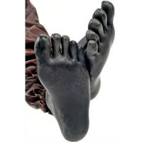 Unisex Latex Fetish Sock Rubber 5 Toes Socks Short Sock Skin Size S,M,L Costumes Accessory For Men Women