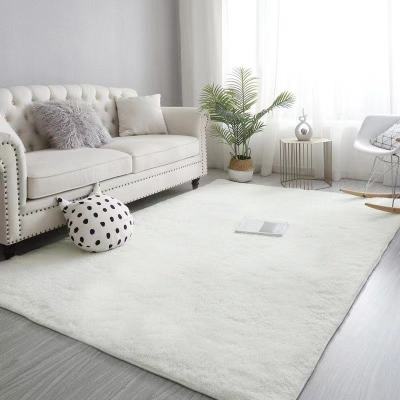 Large Modern Living Room Cars White Silky Fluffy Girl Bedroom Bedside Mats House Entrance Mat Home Decoration Furry Soft Rugs